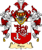Italian Family Coat of Arms (v.25a) Piero