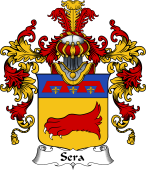 Italian Family Coat of Arms (v.25b) Sera