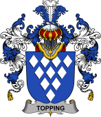 Irish Family Coat of Arms (v.25b) Topping