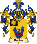 French Family Coat of Arms (v.25) Buchet