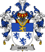 Irish Family Coat of Arms (v.25b) Geary or O