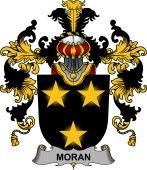 Irish Family Coat of Arms (v.25b) Moran or O