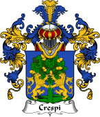Italian Family Coat of Arms (v.25b) Crespi