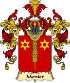 French Family Coat of Arms (v.25) Monier