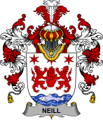 Irish Family Coat of Arms (v.25b) Neill or O