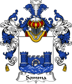 Italian Family Coat of Arms (v.25b) Somma