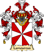 French Family Coat of Arms (v.25) Lamoureux