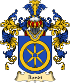 Italian Family Coat of Arms (v.25a) Randi