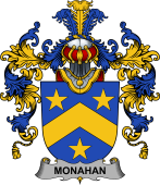 Irish Family Coat of Arms (v.25b) Monahan or O
