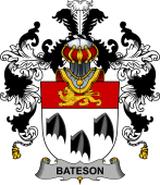 Irish Family Coat of Arms (v.25b) Bateson