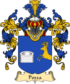 Italian Family Coat of Arms (v.25a) Pozza