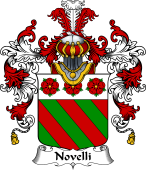 Italian Family Coat of Arms (v.25b) Novelli