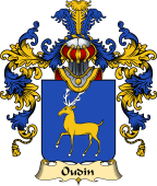 French Family Coat of Arms (v.25) Odin or Oudin