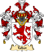 Irish Family Coat of Arms (v.25a) Talbot