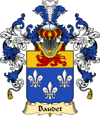 French Family Coat of Arms (v.25) Baudet