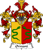Italian Family Coat of Arms (v.25b) Ormani