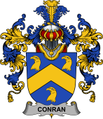 Irish Family Coat of Arms (v.25b) Conran or O