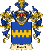 French Family Coat of Arms (v.25) Basset