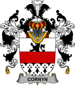 Irish Family Coat of Arms (v.25b) Cornyn or O