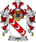 Irish Family Coat of Arms (v.25b) Ring or O