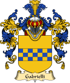 Italian Family Coat of Arms (v.25a) Gabrielli