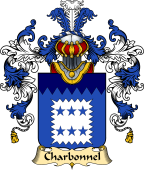 French Family Coat of Arms (v.25) Charbonnel