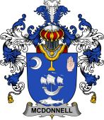 Irish Family Coat of Arms (v.25b) McDonnell