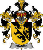 Irish Family Coat of Arms (v.25b) Francis