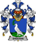 Irish Family Coat of Arms (v.25b) Sheehan or O