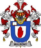 Irish Family Coat of Arms (v.25b) Mulrony or O