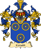 Italian Family Coat of Arms (v.25a) Cerutti