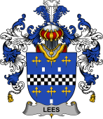 Irish Family Coat of Arms (v.25b) Lees or McAleese
