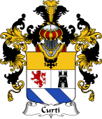 Italian Family Coat of Arms (v.25b) Curti