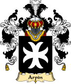 French Family Coat of Arms (v.25) Arpin