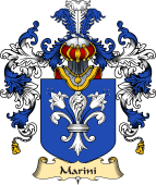 Italian Family Coat of Arms (v.25a) Marini