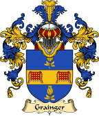 Irish Family Coat of Arms (v.25a) Grainger