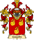 French Family Coat of Arms (v.25) Gosselin