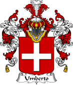 Italian Family Coat of Arms (v.25b) Umberto
