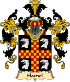 French Family Coat of Arms (v.25) Hamel