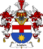 German Wappen Coat of Arms (v.25) Leyden (Von)