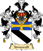 Italian Family Coat of Arms (v.25a) Simoncelli