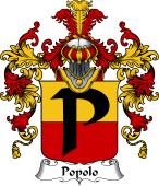 Italian Family Coat of Arms (v.25b) Popolo