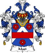 Italian Family Coat of Arms (v.25b) Masi