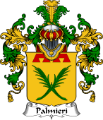 Italian Family Coat of Arms (v.25b) Palmieri