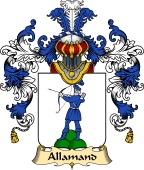 French Family Coat of Arms (v.25) Allamand