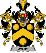 Irish Family Coat of Arms (v.25b) Avery