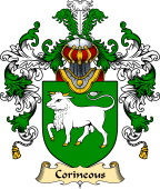 Welsh Family Coat of Arms (v.25) Corineous (Duke of Cornwall, Companion of Brutus)