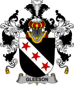 Irish Family Coat of Arms (v.25b) Gleeson or O