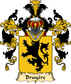 French Family Coat of Arms (v.25) Bruyère