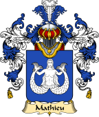 French Family Coat of Arms (v.25) Mathieu I